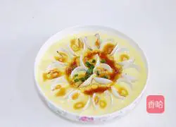 Illustration of how to make steamed eggs with clams 9