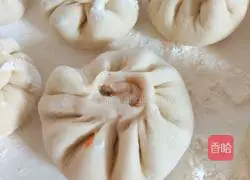 Illustration of how to make meat buns 13