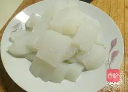 Illustration of how to make mung bean jelly 5