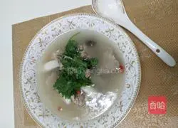 Illustration of how to make yam spine soup 14