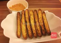 Handmade snacks - peanut flavor crispy strips recipe 3