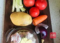 Illustration of how to make borscht 1