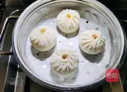 Illustration of how to make radish and meat buns 14