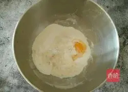 Illustration of how to make seaweed and meat floss bread 4