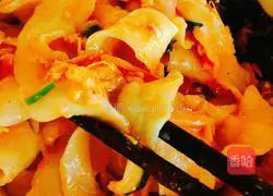 Illustration of how to make tomato braised noodles 8