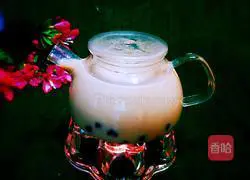 Illustration of how to make pearl milk tea 21