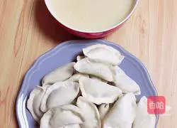 Illustration of how to make fried dumplings with bean-flavored soy milk 1