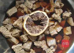 Illustration of how to make radish and beef stew 2