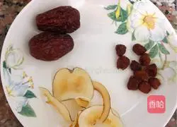 Fish maw stewed with snow swallows Illustration of how to make sea coconut 5