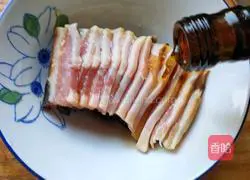Illustration of how to make steamed bacon and tofu 4