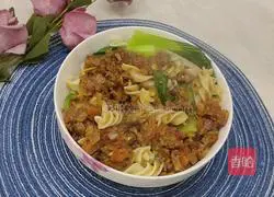 Illustration of how to make meat sauce noodles 13