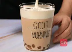 Soy milk milk tea hot drink recipe (Little Rabbit Running Milk Tea Training) recipe 8