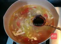 Vegetable meatballs and spicy soup recipe 16