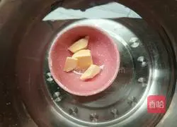 Illustration of how to make Red Heart Dragon Fruit Thousand Layers 3