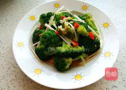 Illustration of how to make cold broccoli 7