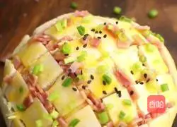 Illustration of how to make Middle Eastern style grilled steamed buns 9