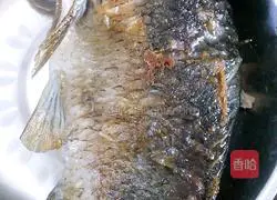 Stewed crucian carp soup Practice illustration 2