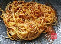 Illustration of how to make tomato braised meat sauce pasta 12