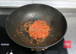 Illustration of how to make tomato soup noodles 6