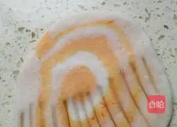 Illustration of how to make two-color steamed buns 17