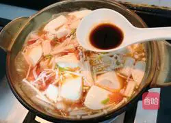 Tomato Enoki Mushroom and Tofu Soup Illustration 17