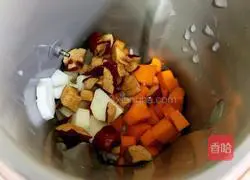 Pumpkin yam rice paste recipe 3