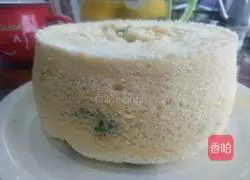 Illustration of how to make oil-free steamed cake 8