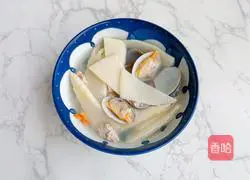 Illustration of how to make bamboo shoots and clam soup 11 