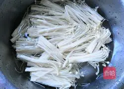 Enoki mushroom tofu soup recipe 6