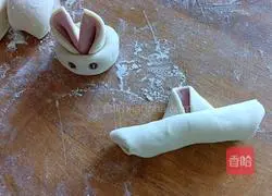 Illustration of how to make little rabbit steamed buns 4