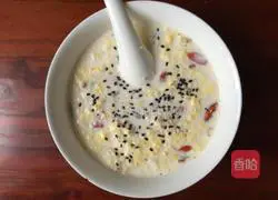 Illustration of how to make milk and egg fermented glutinous rice 7