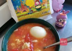 Illustration of tomato pimple soup 19