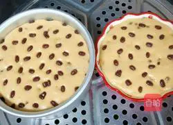 Illustration of how to make honey bean cake 11