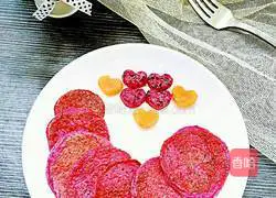 Dragon fruit soft pancake Illustration of how to do it 7