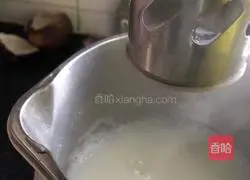 Illustration of how to make rice barley rice and soy milk 7
