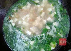 Shepherd's Purse Tofu Soup Recipe Illustration 13