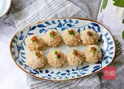 Illustration of how to make pearl glutinous rice balls 13