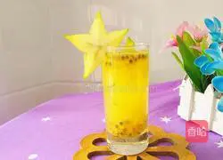 Illustration of how to make star fruit and passion fruit low-fat meal 7