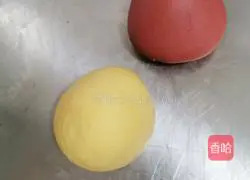 Red Marble Sweet Steamed Bun Recipe Illustration 3