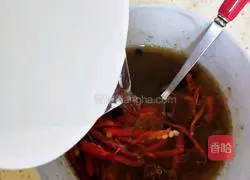 Illustration of the recipe of cold shredded chicken #light food and fat loss# 23