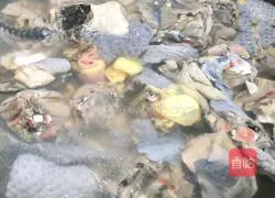 Illustration of making golden fish maw black chicken soup 3