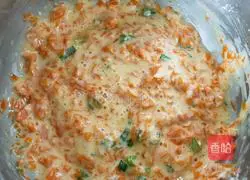 Illustration of how to make carrot egg pancake 2