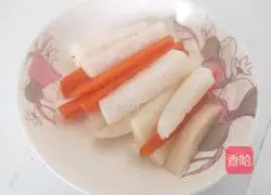 Illustration of how to make Tang-style sweet radish 4