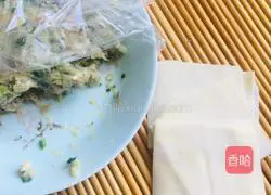 Illustration of how to make chicken vermicelli wontons 3