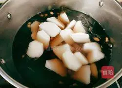 Illustration of how to make kelp, tofu and white radish meatball soup 13