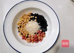 Illustration of making multigrain soy milk 1