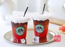 American style illustration of pomegranate ice 9