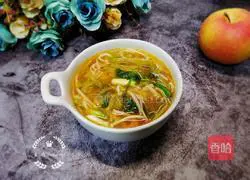 Enoki Mushroom and Day Lily Soup Recipe Illustration 10