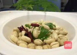 Illustration of how to make cold peanuts 8