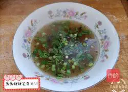 Illustration of delicious lamb soup noodles 13